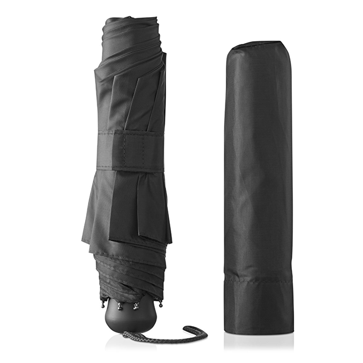 Eklips Black Manual Umbrella - Durable Wind-Resistant Design - Image #1