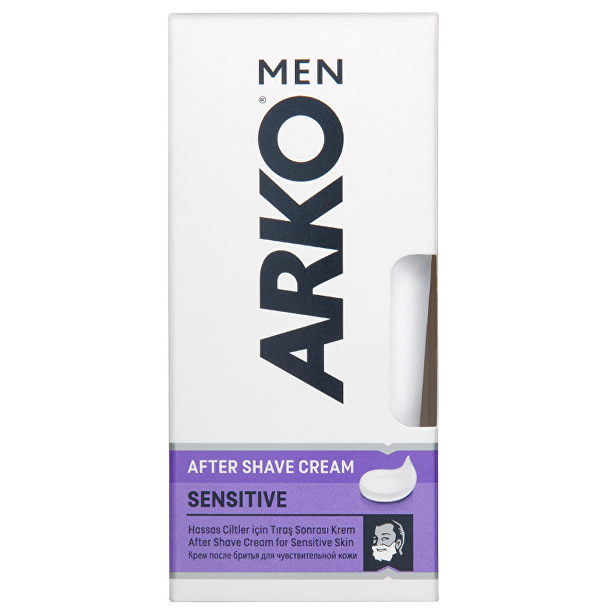 Arko Men Sensitive Post Shave Cream 50ml - Soothing Formula | Men’s Grooming - Image #1