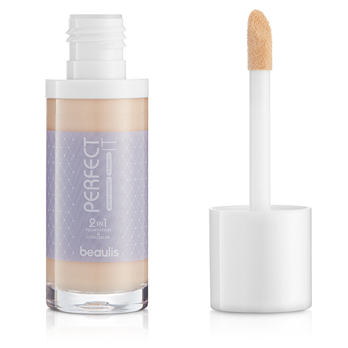 Beaulis Perfect It 2 in 1 Foundation & Concealer 131 Ivory | Creamy Finish