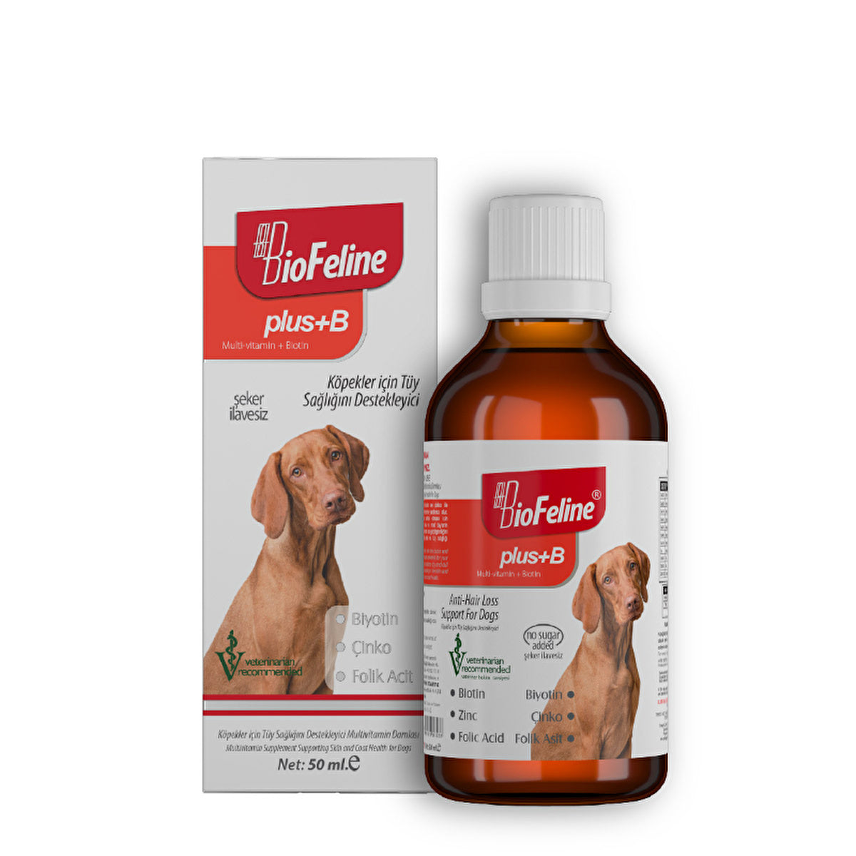 Biofeline Multivitamin Drops for Dogs 50ml - Coat Health Support | Nutritional Supplement