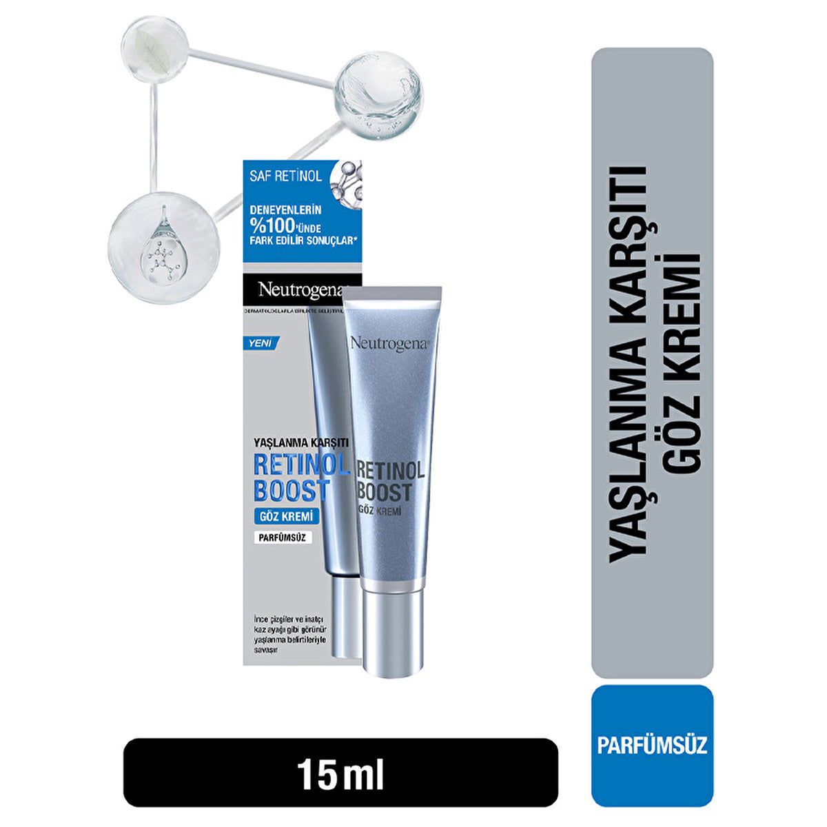 Neutrogena Retinol Boost Anti-Aging Eye Cream 15ml | Firming Formula