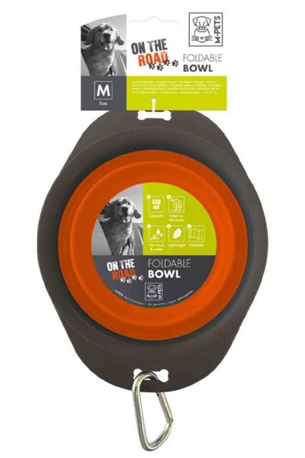 M-Pets On The Road Collapsible Pet Travel Bowl 750ml