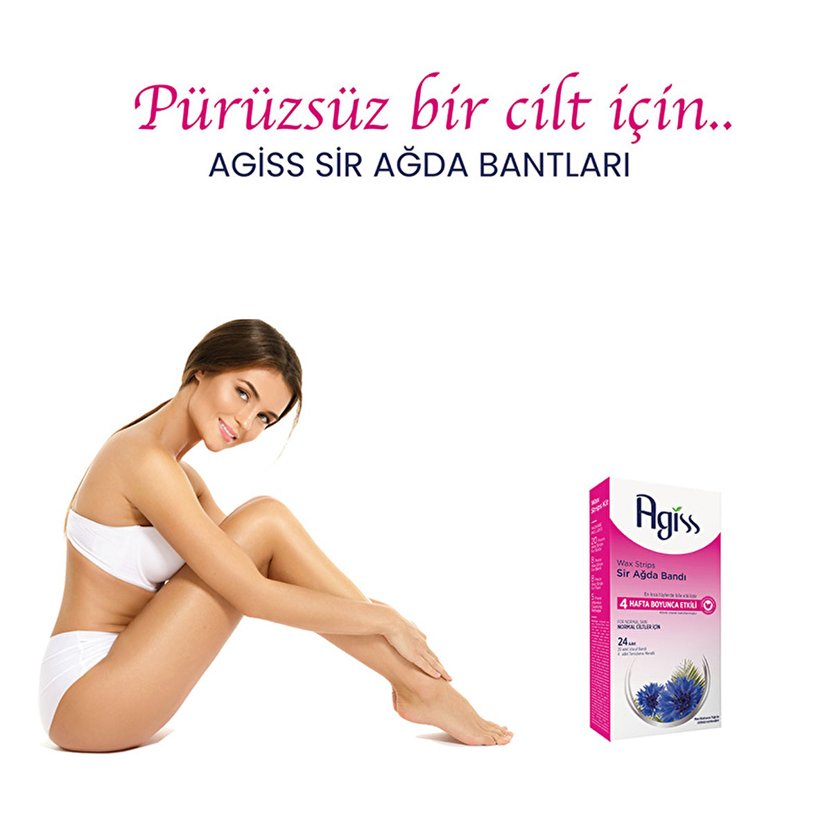 Agiss Wax Strips for Legs & Body - 24 Strips | Normal Skin - Image #3