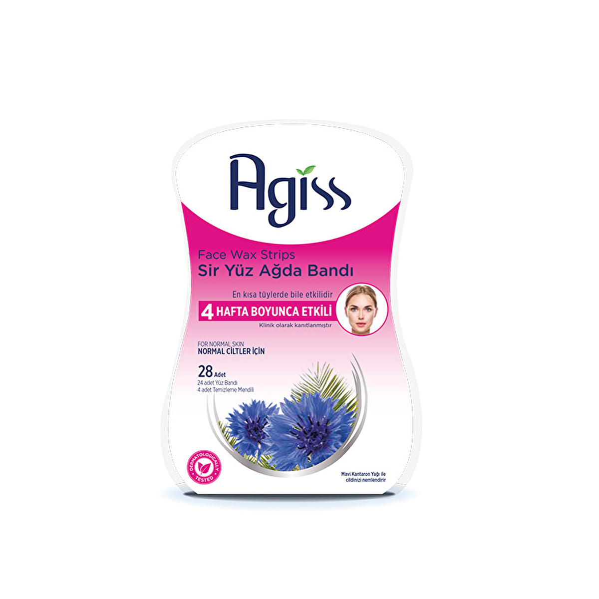 Agiss Wax Strips for Face - Normal Skin - 28 Count | Hair Removal - Image #3