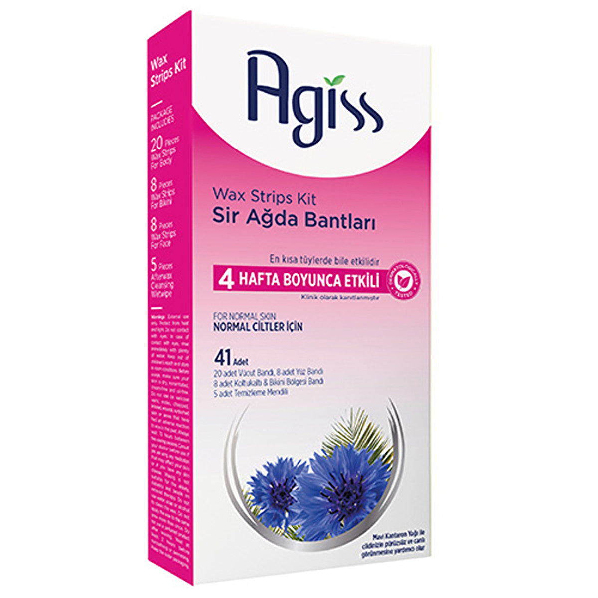 Agiss Wax Strips for Body, Underarm, Bikini & Face - 41 Strips | Normal Skin - Image #3