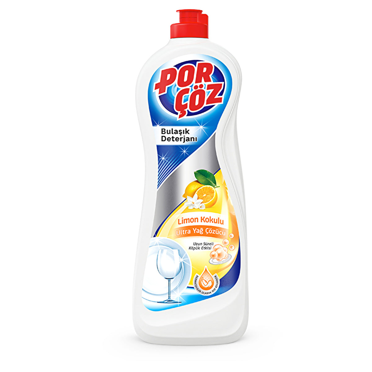 Lemon Dishwashing Liquid 675ml - Powerful Grease Remover | Porcoz