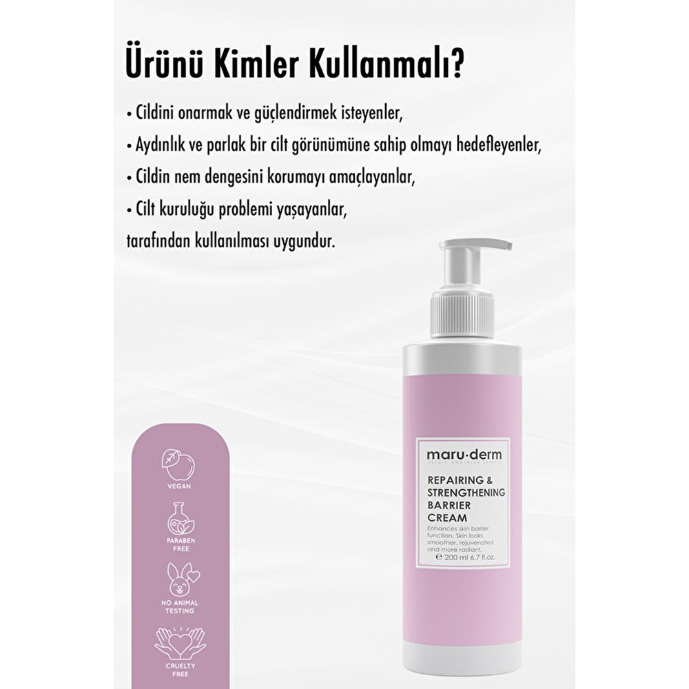 Maruderm Repairing & Strengthening Ceramide Skin Cream 200ml - Image #2