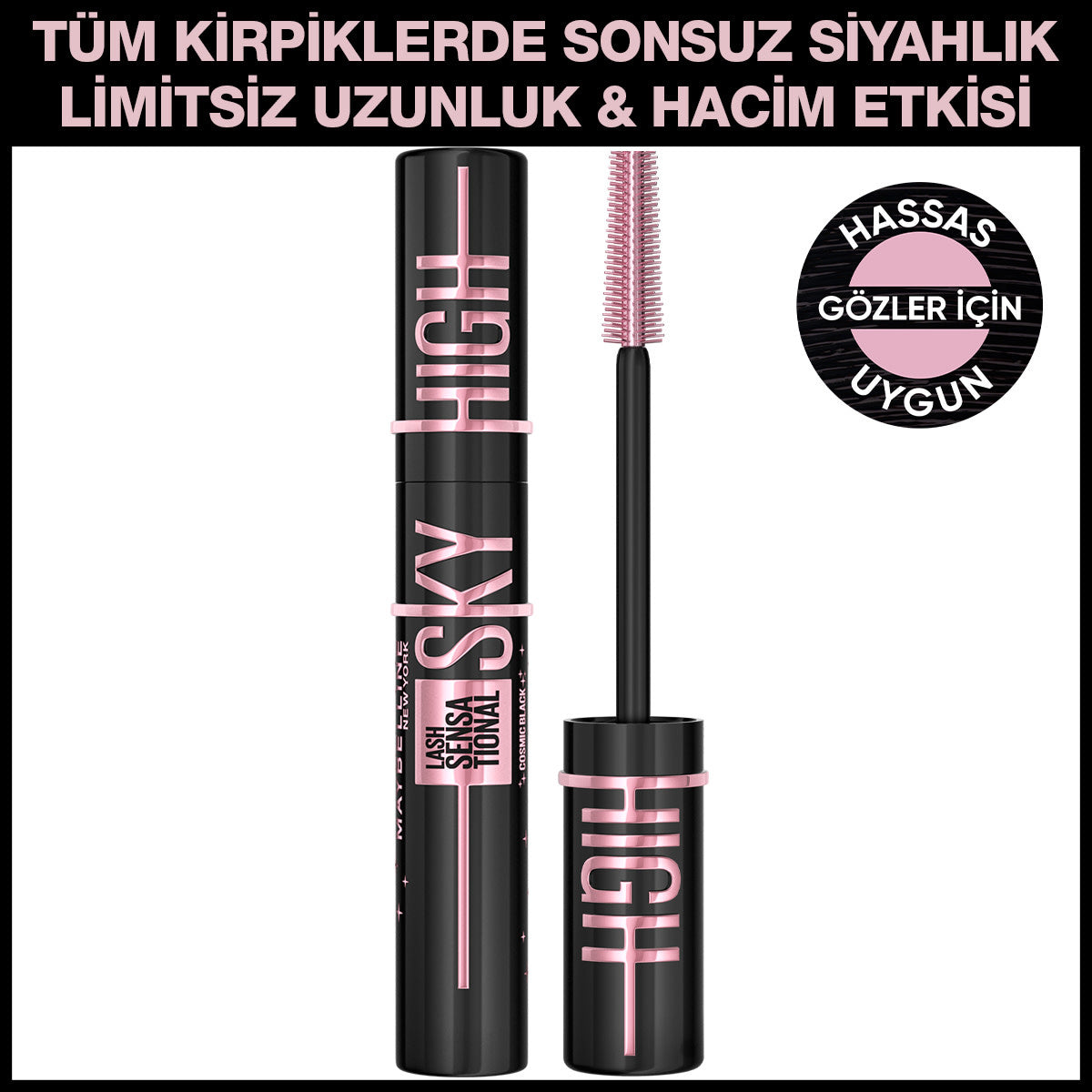 Maybelline Lash Sensational Sky High Cosmic Black Mascara - Extra Black