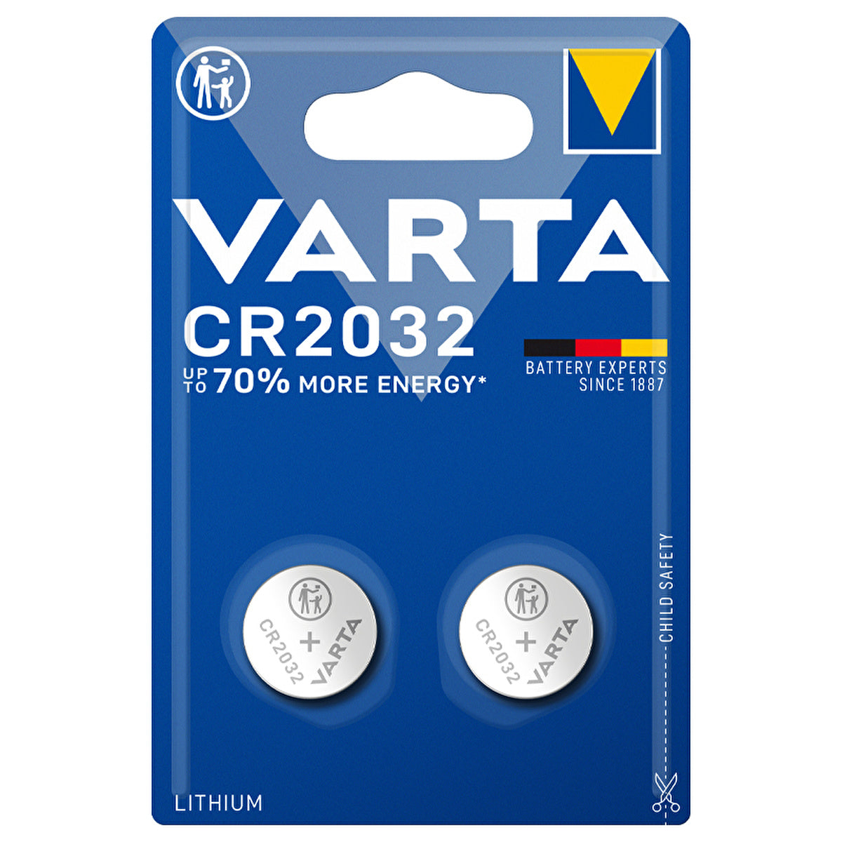 Varta Lithium Batteries Pack 2032 - 2 Count | High-Tech Power - Image #1