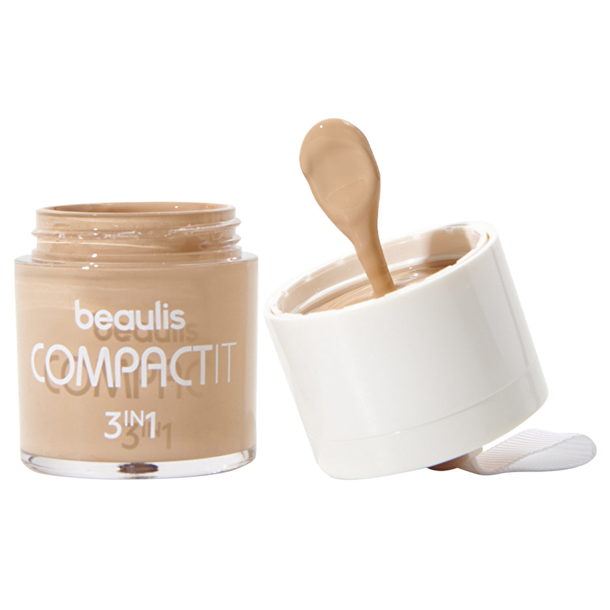 Beaulis Compact It Foundation Blush Concealer - Sand Bliss | 3-in-1