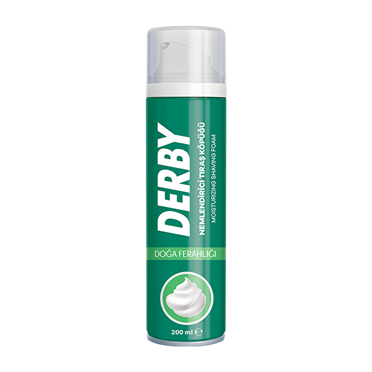 Derby Shaving Foam - Refreshing Nature 200ml | Moisturizing Formula - Image #1