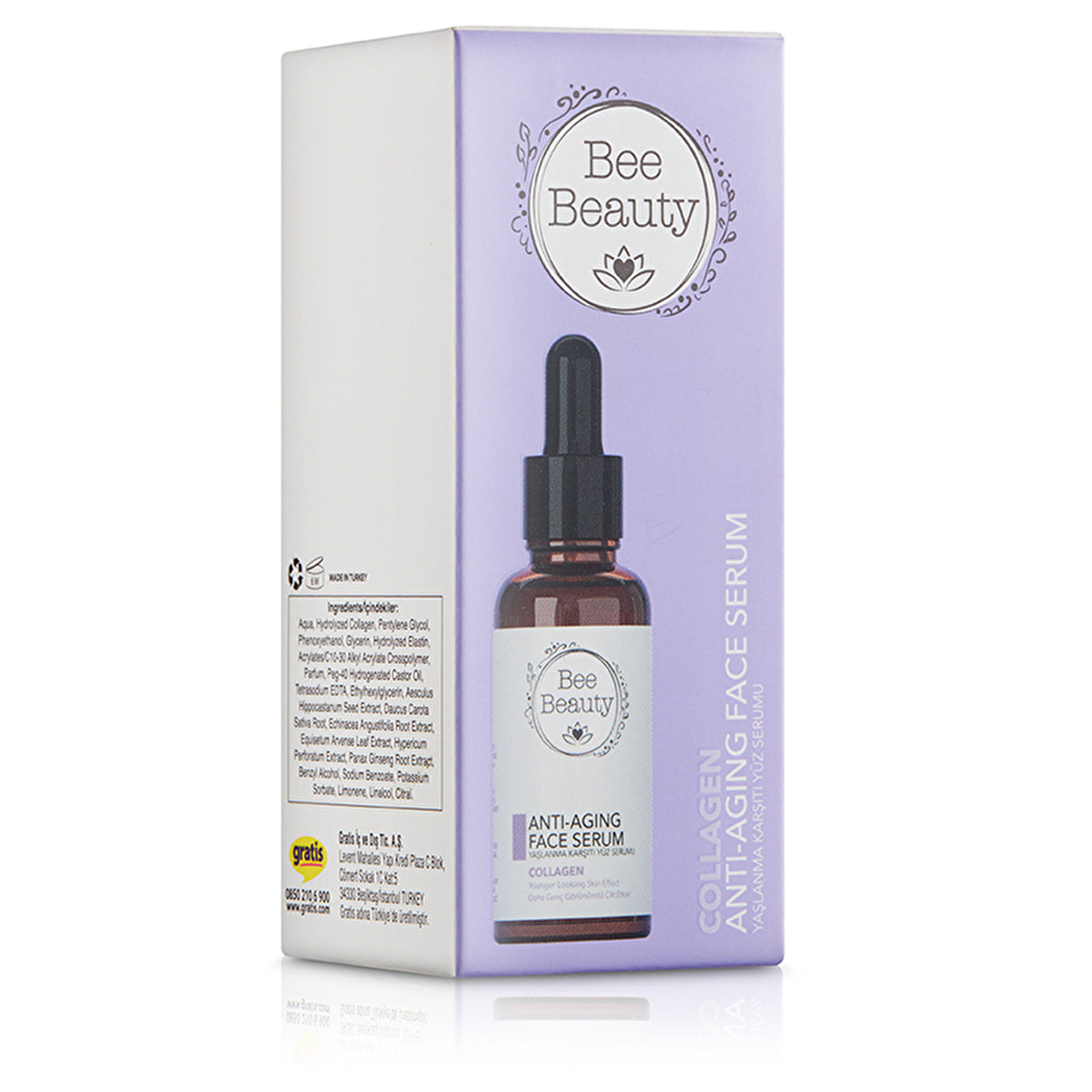 Bee Beauty Collagen Anti-Aging Face Serum 30ml - Moisturizing Formula | Anti-Aging