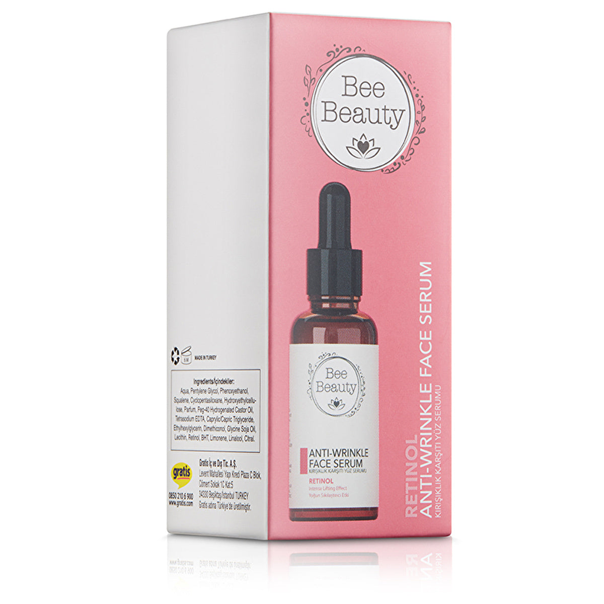 Bee Beauty Retinol Wrinkle Serum 30ml - Anti-Aging Formula | Skincare - Image #1