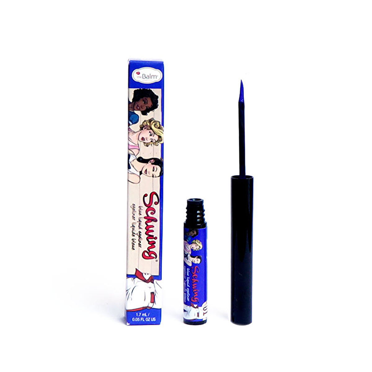 theBalm Schwing Eyeliner Sapphire Blue - Intense Pigmentation | Long-Lasting - Image #1