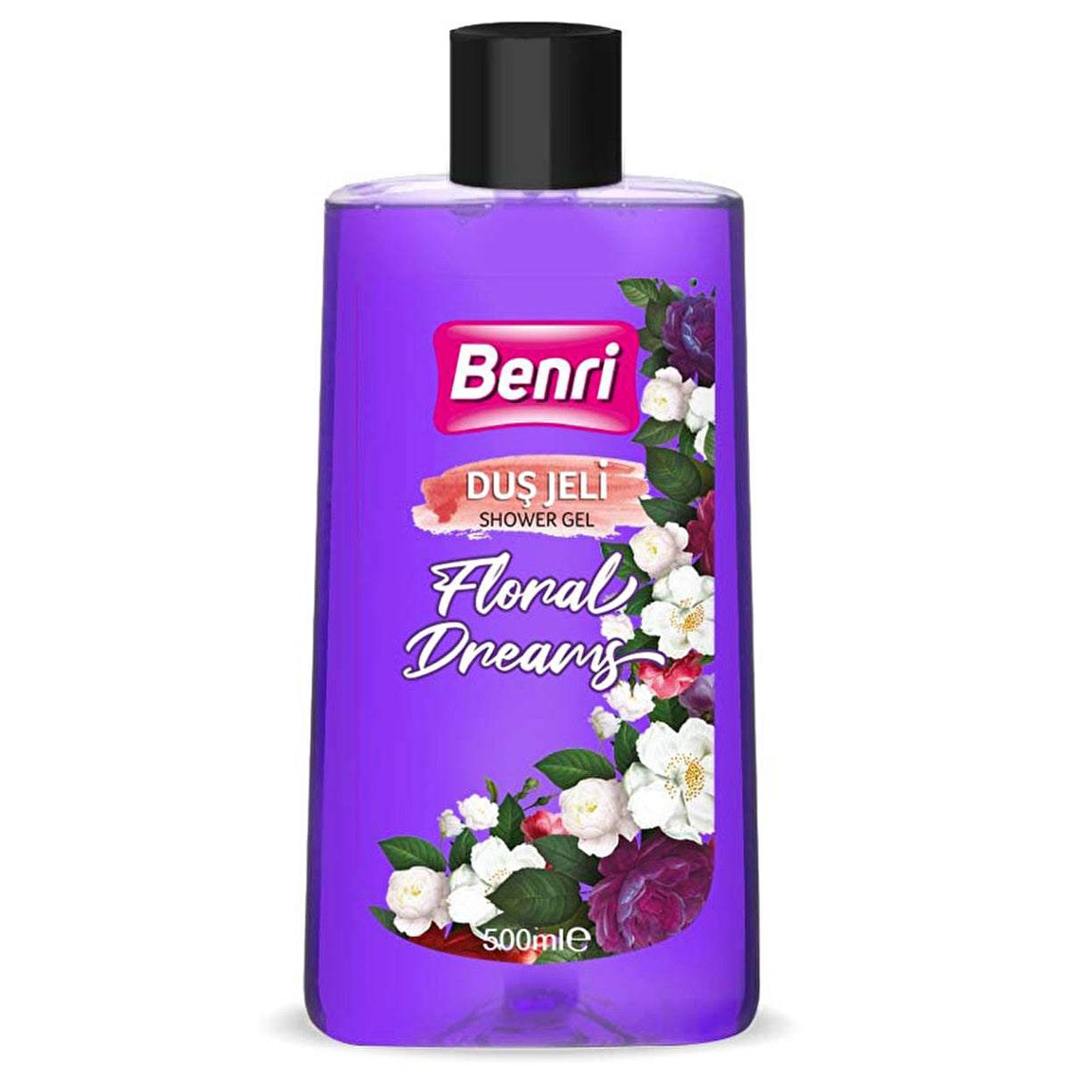 Benri Floral Dreams Shower Gel 16.9 FL OZ - Refreshing Floral Scent | Hydrating Formula - Image #1