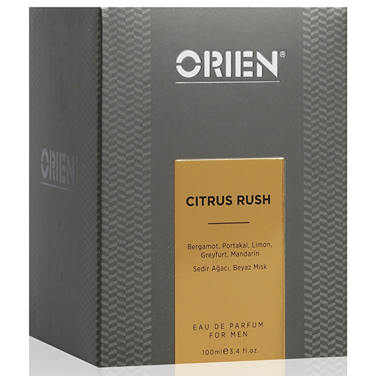 Orien Citrus Rush EDP Men's Perfume 3.4oz - Fresh and Dynamic