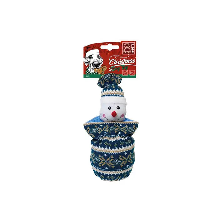 M-Pets Christmas Blitz Dog Toy Festive Play Companion 12 cm
