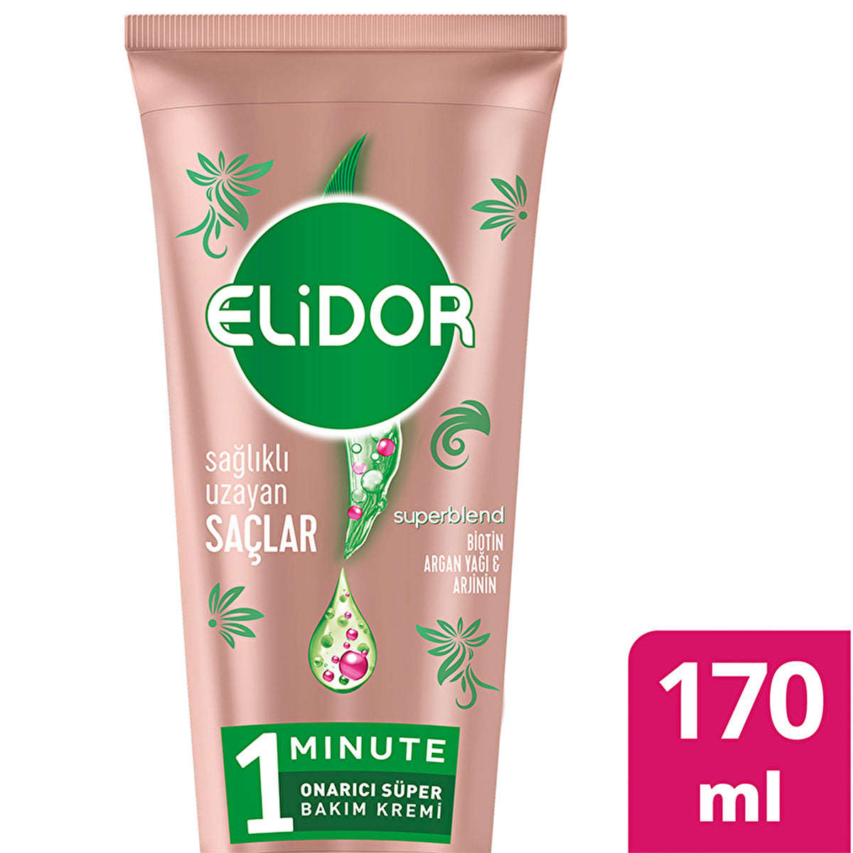 Elidor 1 Minute Repair Super Hair Care Cream 5.7 oz - Healthy Growth - Image #2