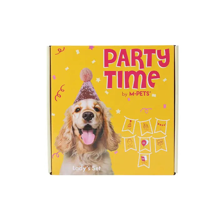 M-Pets Party Time Birthday Set for Female Dogs 1 Pack