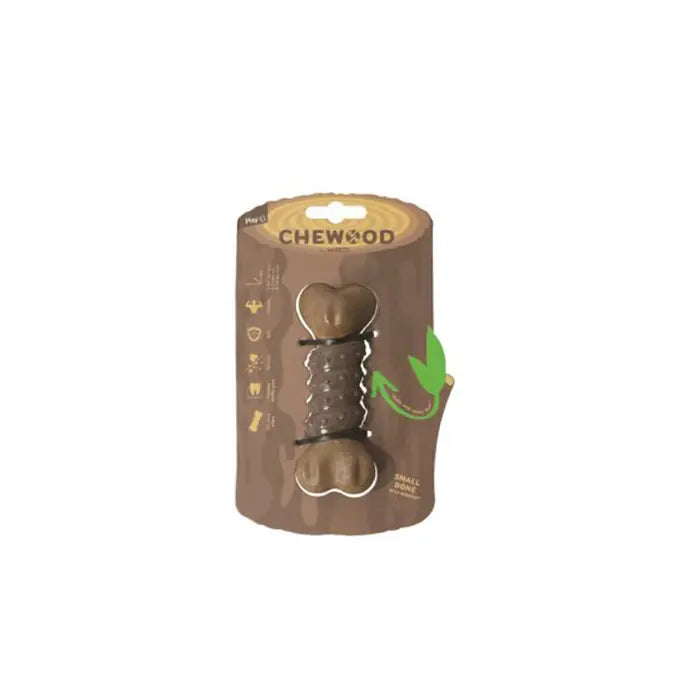 M-Pets Chewood Rubber Chewing Bone Dog Toy Small