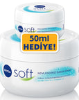 Nivea Soft Moisturizing Cream 300ml + 50ml Free Gift | Daily Hydration - Image 