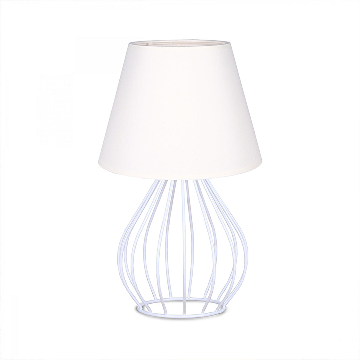 Homing Metal Body Cream Color Table Lamp - AYD-2582 - Image #2