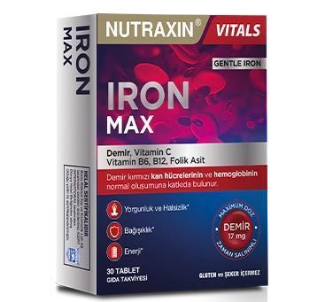 Nutraxin Iron Max: High Potency Iron Supplement for Deficiency & Anemia - Boost Energy & Red Blood Cell Production (30 Tablets) Nutraxin Iron Max: Iron Supplement for Anemia & Deficiency iron supplement, iron deficiency, anemia supplement, iron tablets, Nutraxin Iron Max, iron supplement for women, iron supplement for pregnancy, iron, supplement, max strength, oral supplement, fatigue, low iron, energy boost, red blood cell production, women's health, pregnancy supplement, iron for anemia, iron for women, o