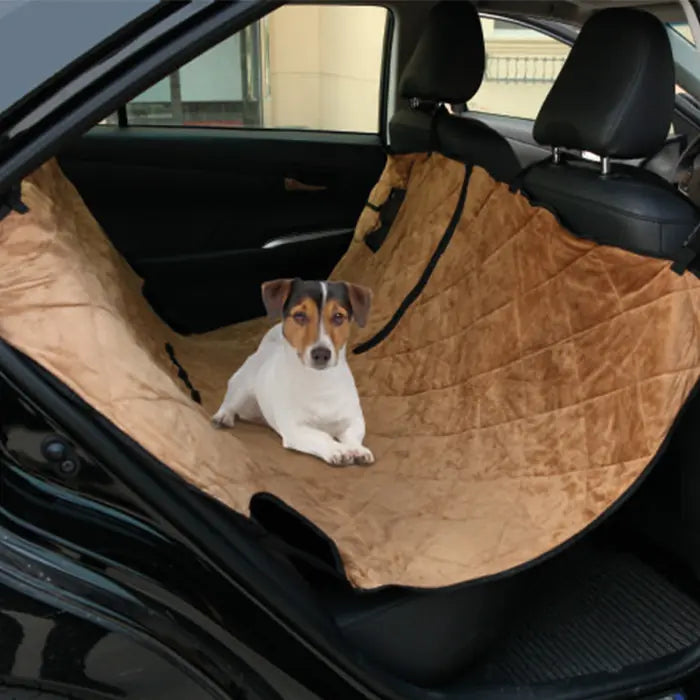 M-Pets Cappuccino Car Seat Cover Protective Pet Blanket 140x142cm