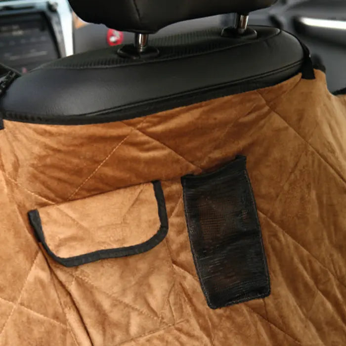 M-Pets Cappuccino Car Seat Cover Protective Pet Blanket 140x142cm