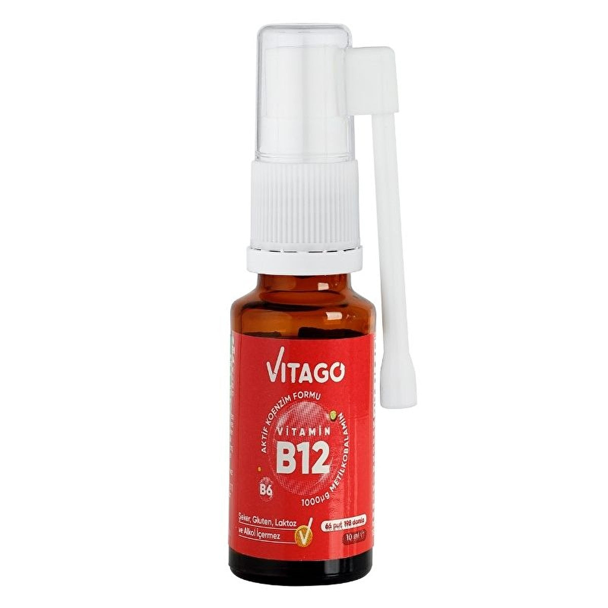 Vitago B12 Vitamin Spray 10ml - Methylcobalamin Formula | Triawell - Image #2