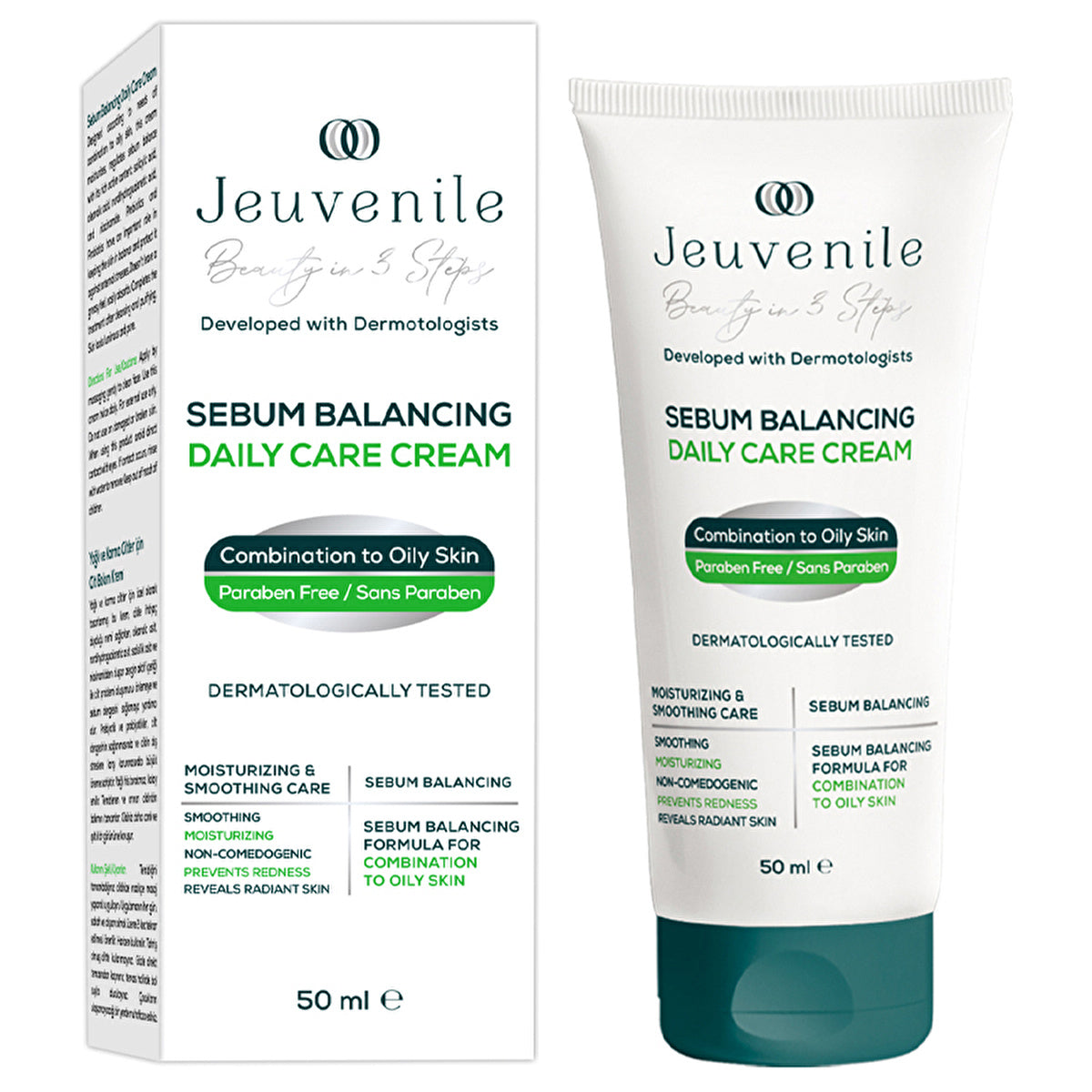 Juvenile Moisturizer for Oily and Combination Skin - Acne Control | 50ml