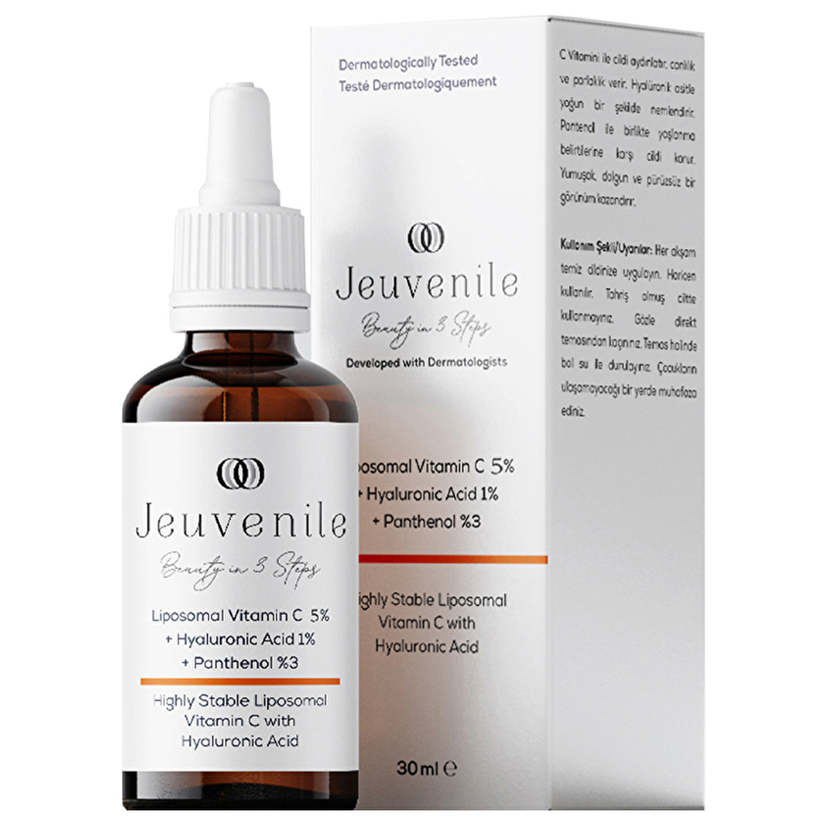 Jeuvenile Liposomal Vitamin C Serum 5% - Hyaluronic Acid 1% | 30ml - Image #1