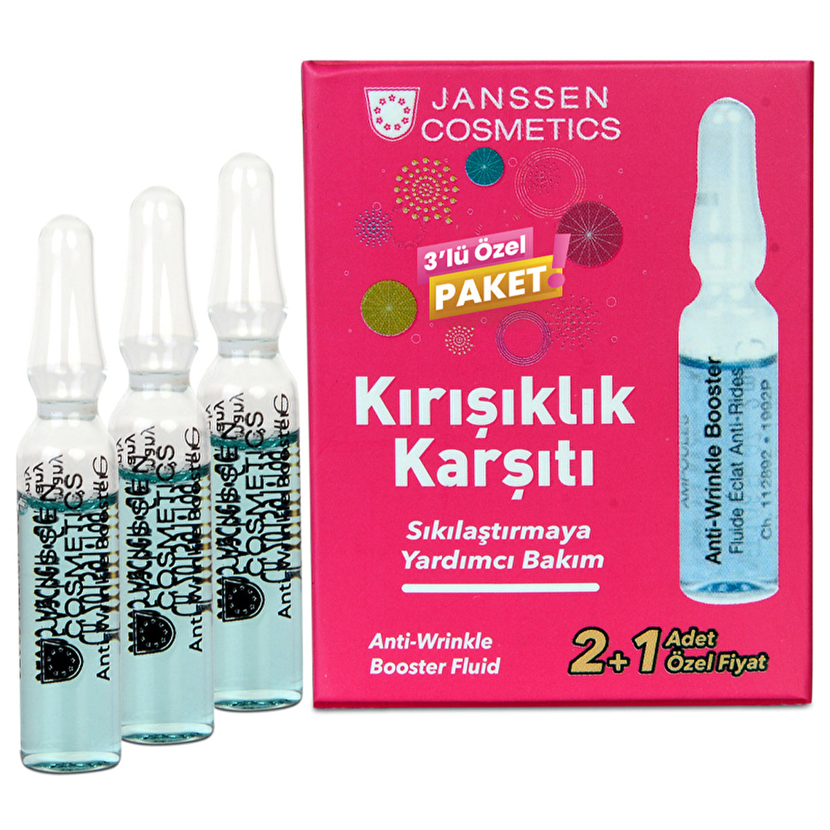 Janssen Anti-Wrinkle Booster Ampoule Set - 3 Vials | Skin Care - Image #1