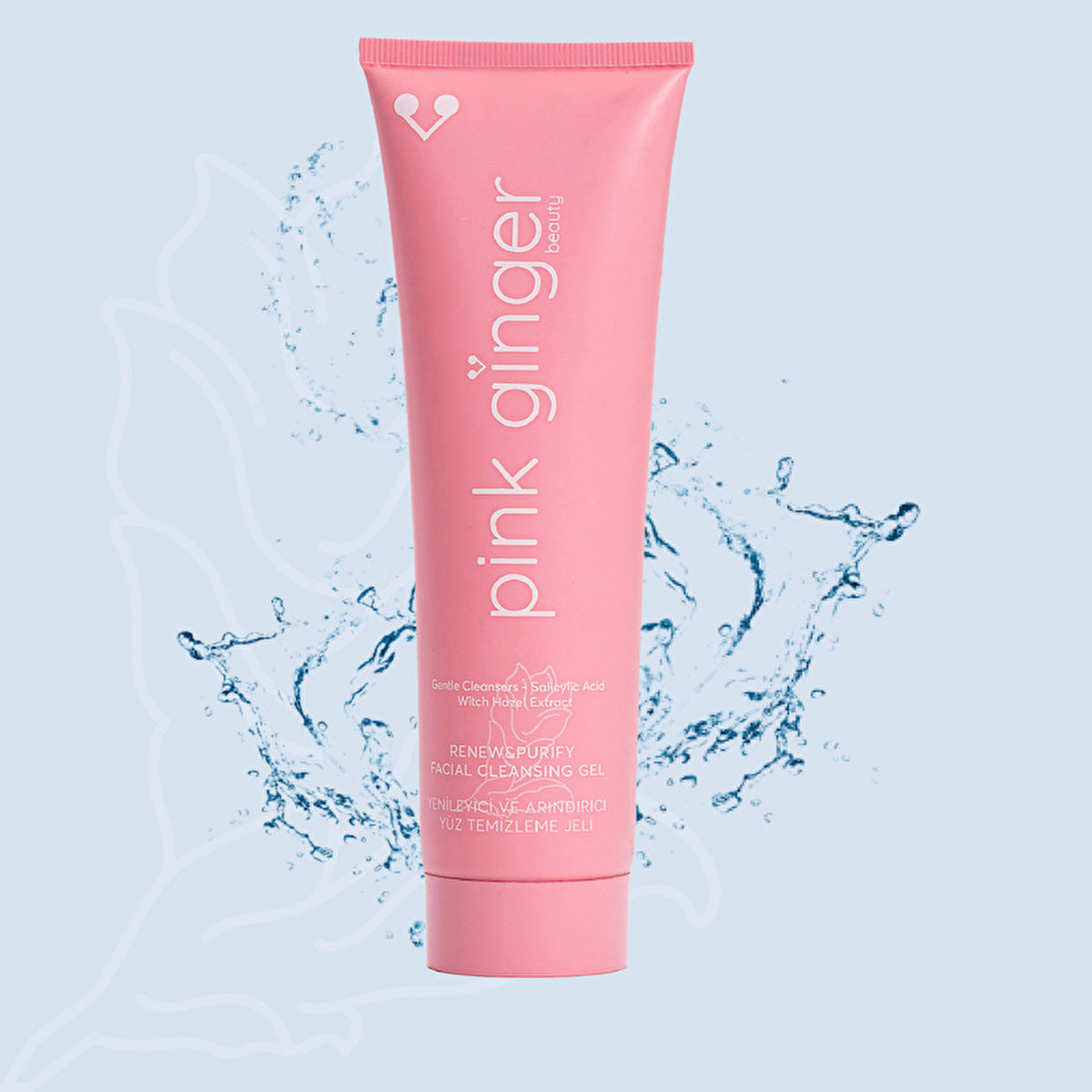 Pink Ginger Refreshing Cleansing Gel - 5oz | Gentle Cleanser