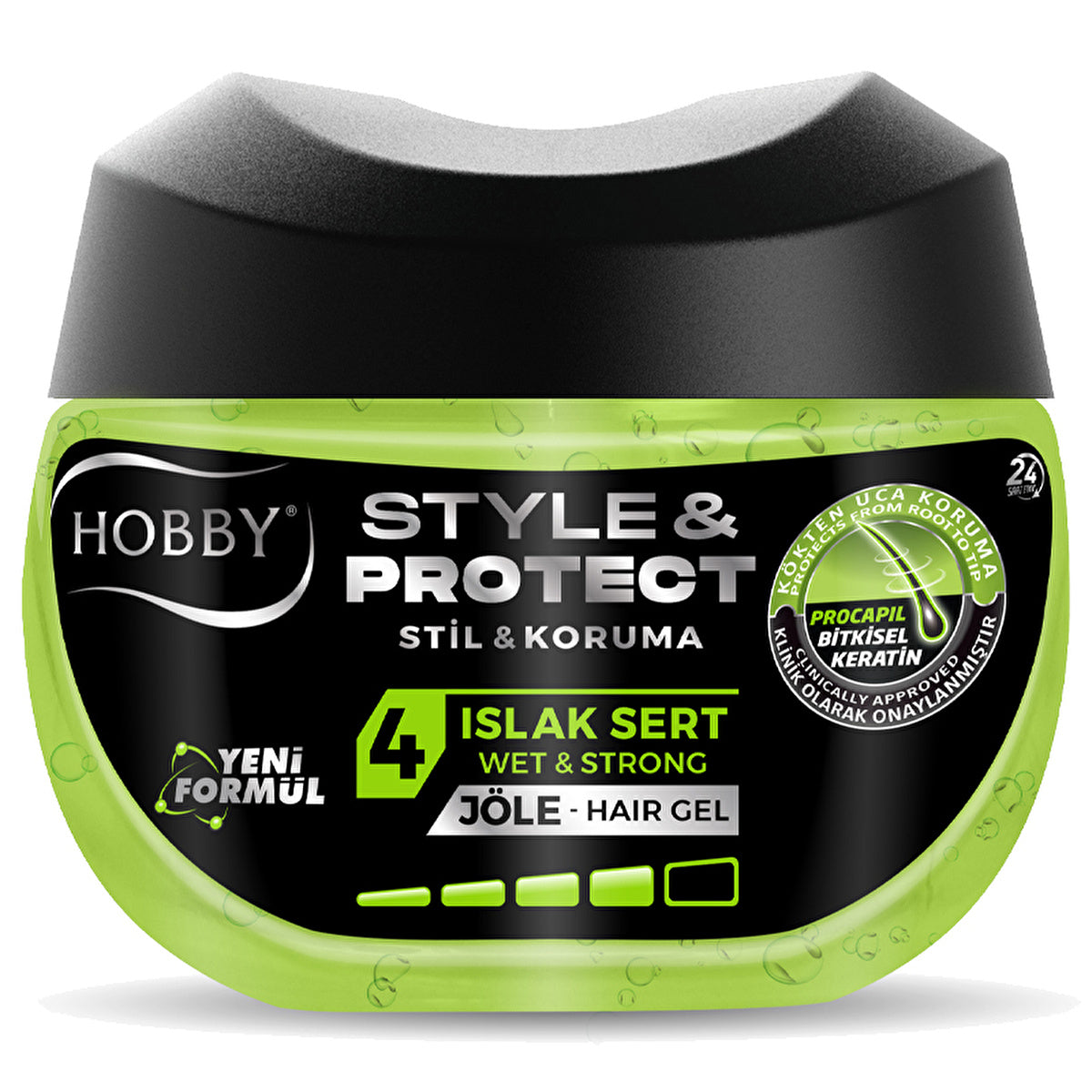 Hobby Style & Protect Hair Jelly 400ml - 24 Hour Hold | Vegan