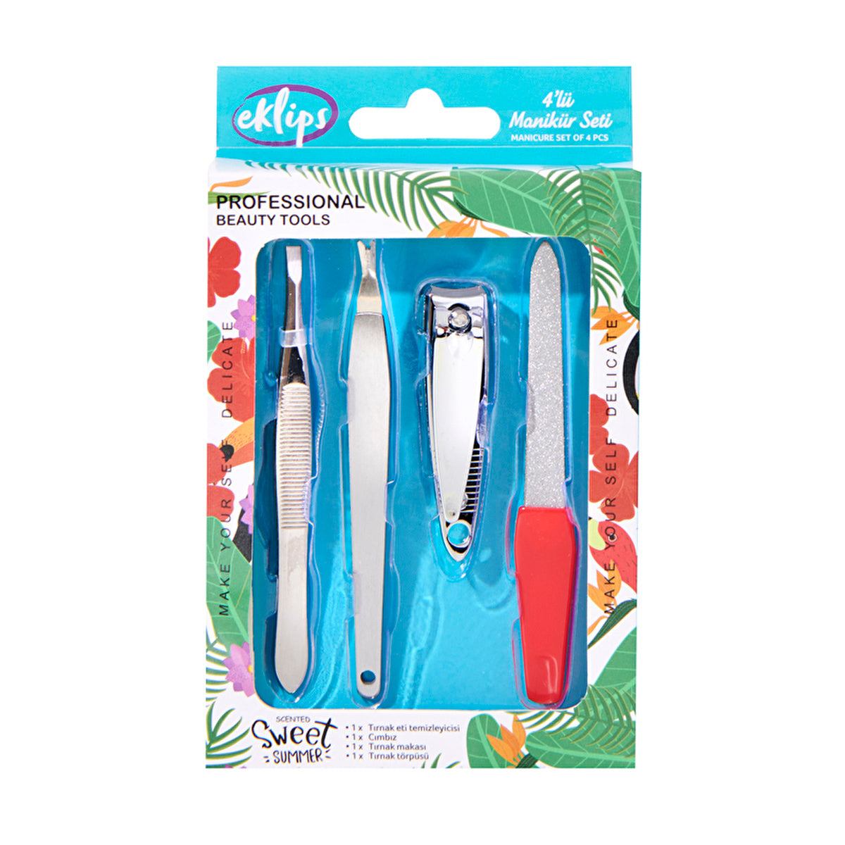 Eklips 4-Piece Manicure Set - Easy to Carry & Use | Nail Care