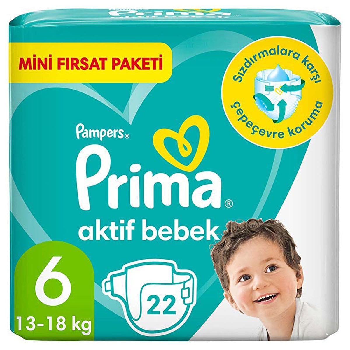 Prima Active Diapers Size 6 - 22 Count | Premium Baby Care