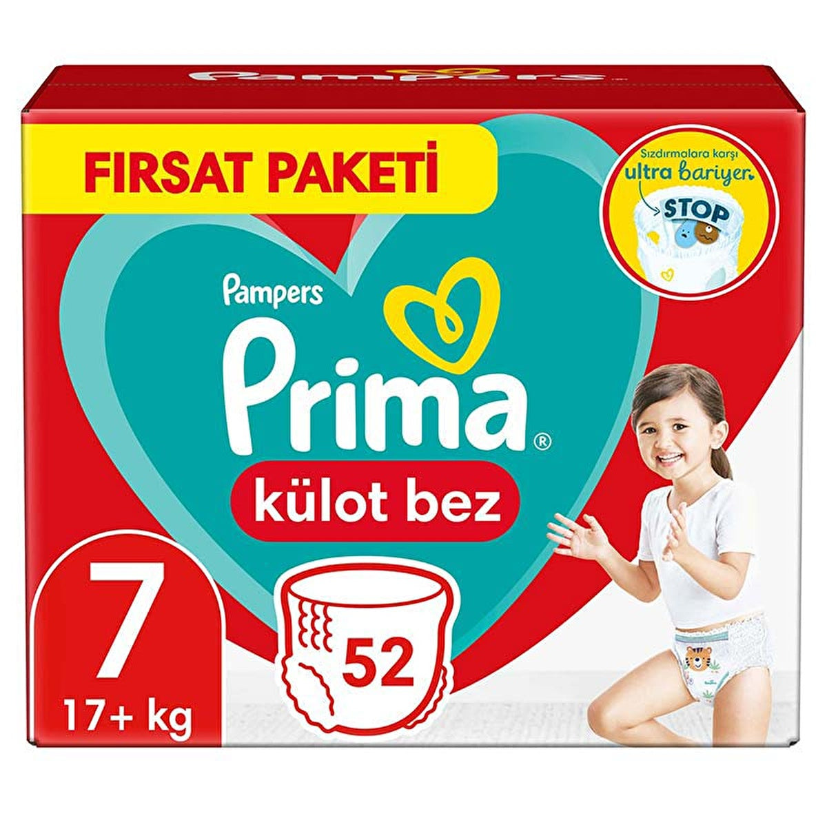 Prima Pampers Training Pants Size 7 - 52 Count | Maximum Protection