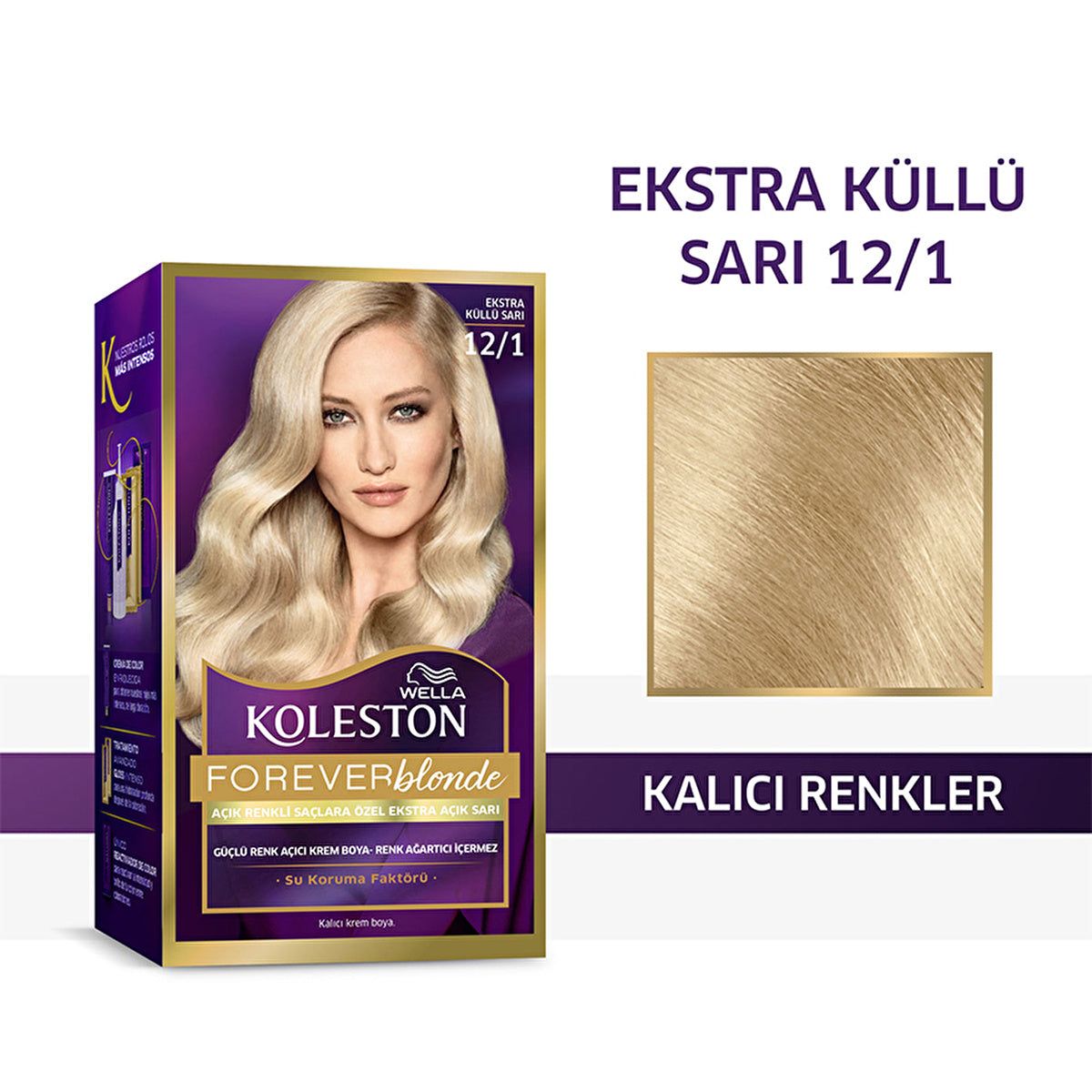 Wella Koleston Hair Color 12/1 Extra Ashy Blonde - 100% Intense Color | Long-Lasting