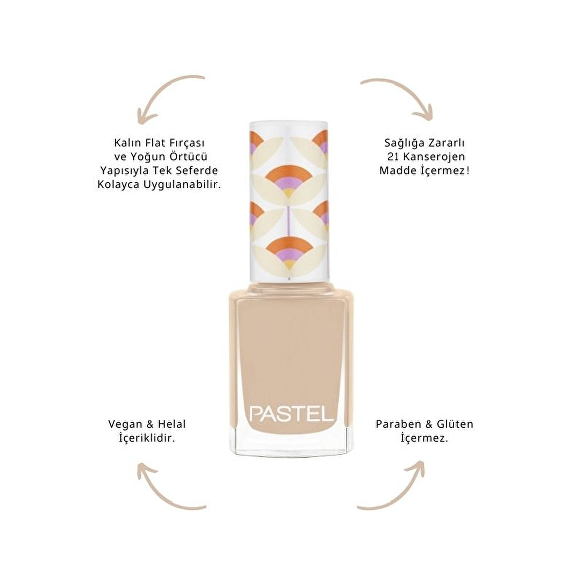 Pastel Summer Nail Polish 380 - Long-Lasting & High Shine | Vegan - Image #3