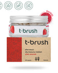T-Brush Strawberry Flavored Toothpaste Tablets - Fluoride | Vegan - Image 