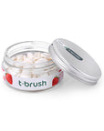 T-Brush Strawberry Flavored Toothpaste Tablets - Fluoride | Vegan - Image 