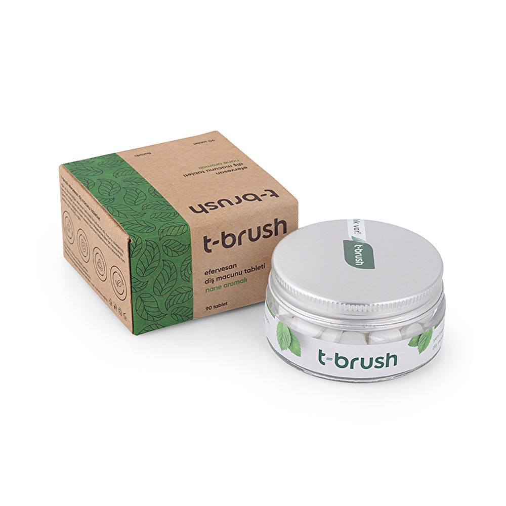 T-Brush Spearmint Toothpaste Tablets with Fluoride - Eco-Friendly - Image #5
