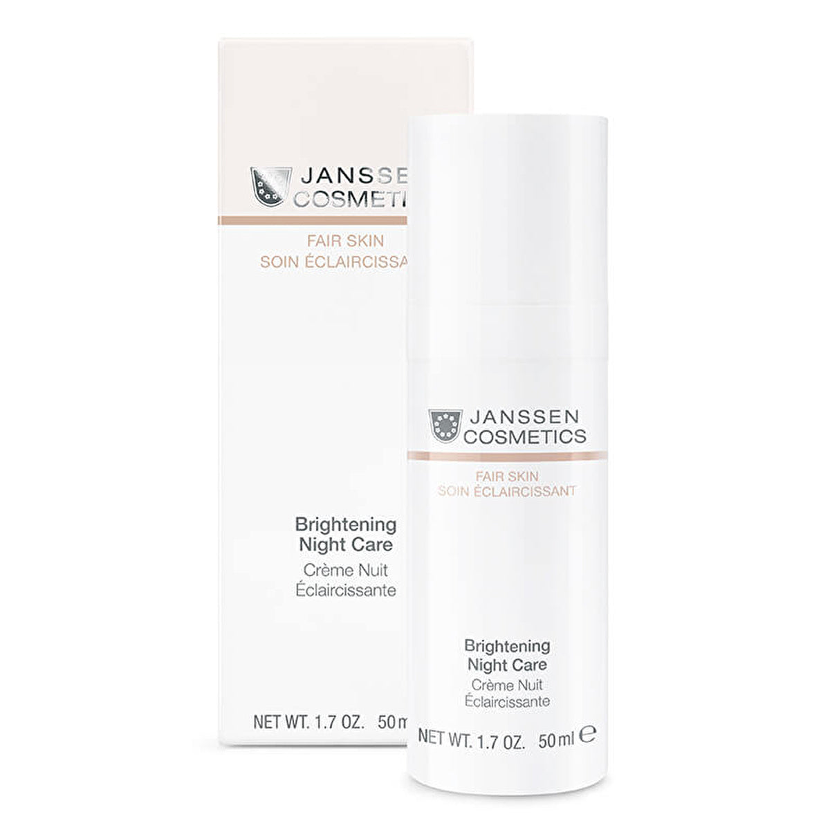 Janssen Cosmetics Brightening Night Care Cream 50ml - For Spot Prone Skin - Image #1