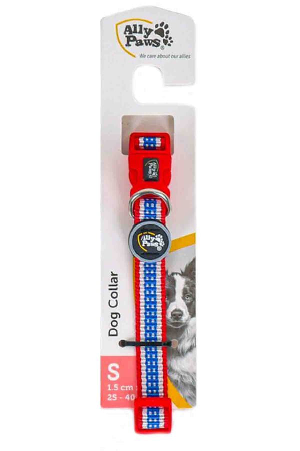 Ally Paws Dog Collar Durable Adjustable Small 1.5cm x 25-40cm