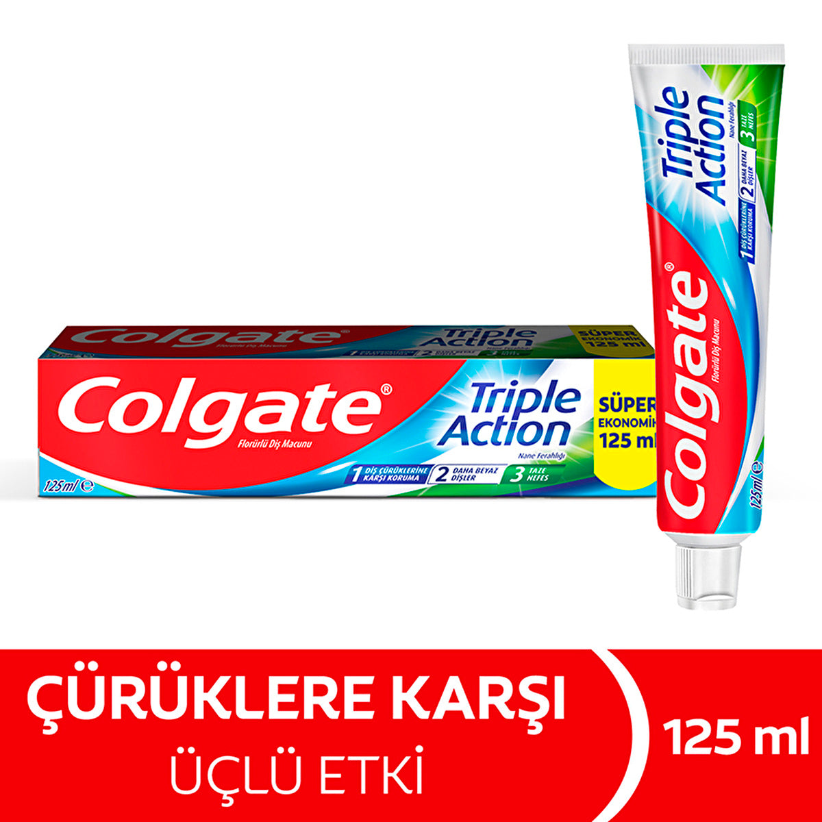 Colgate Triple Action Toothpaste 4.2 Oz - Strong, White, Fresh - Image #5