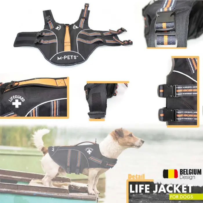 M-Pets Life Jacket Professional Dog Safety Vest Medium