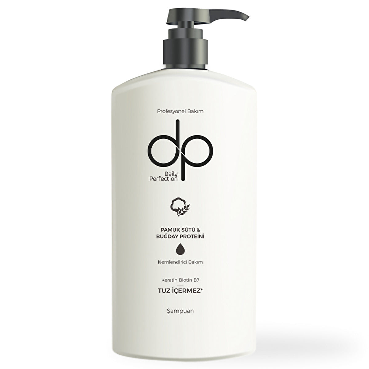 DP Shampoo Cotton Milk & Wheat Protein 800ml - Nourishing Formula