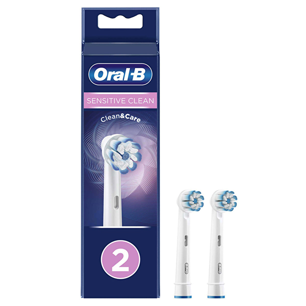 Oral-B Sensitive Replacement Brush Heads - 2 Pack | Premium Clean - Image #2