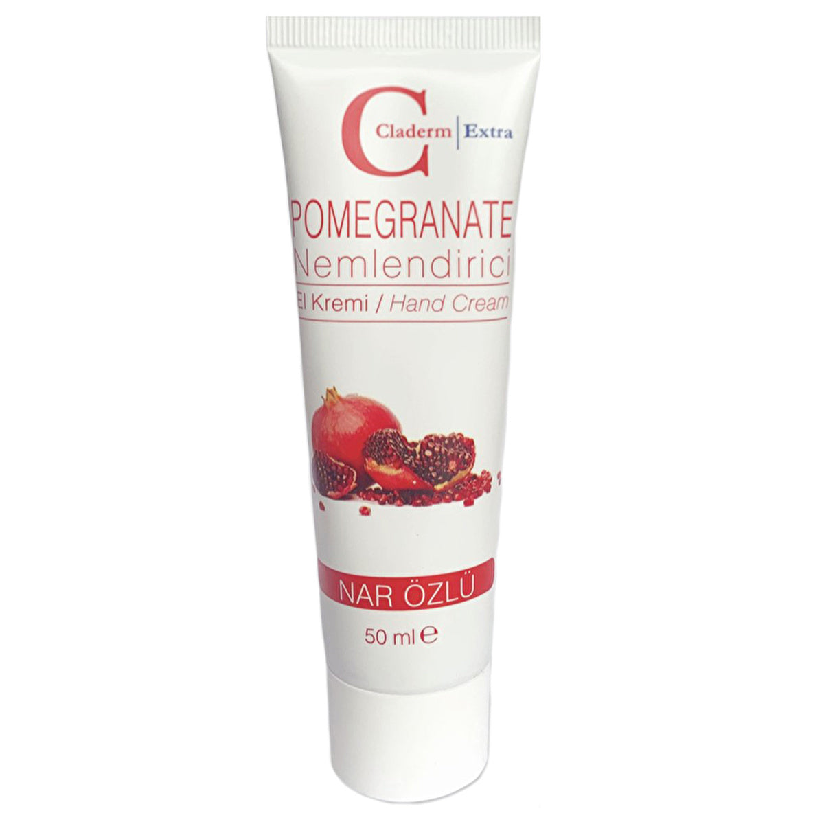 Claderm Pomegranate Hand Cream 50ml - Nourishing Moisturizer